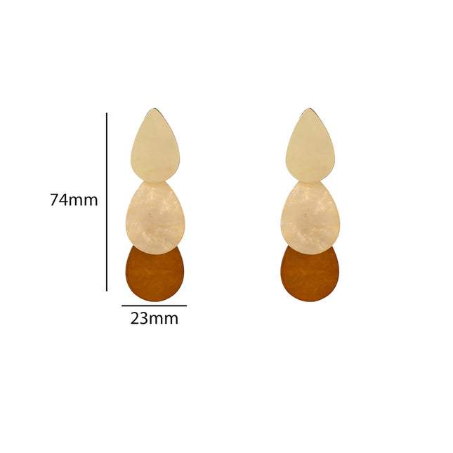 Day & Eve Drop Dangle Brown
