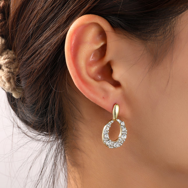 Day & Eve Oval Sparkle Dangle