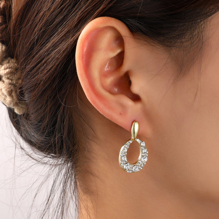 Day & Eve Oval Sparkle Dangle