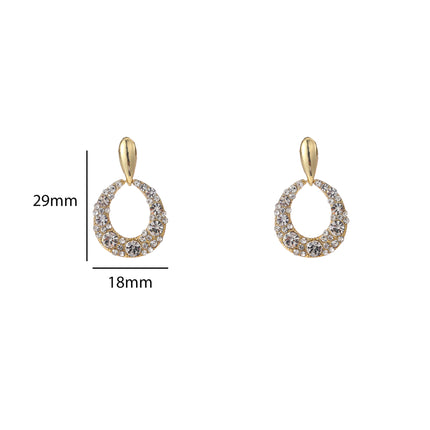 Day & Eve Oval Sparkle Dangle