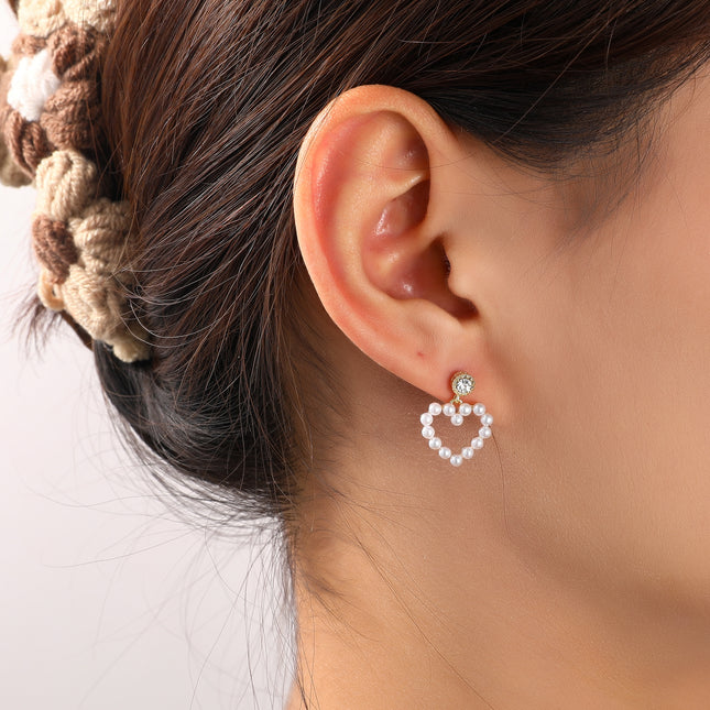 Day & Eve Small Pearly Hearts