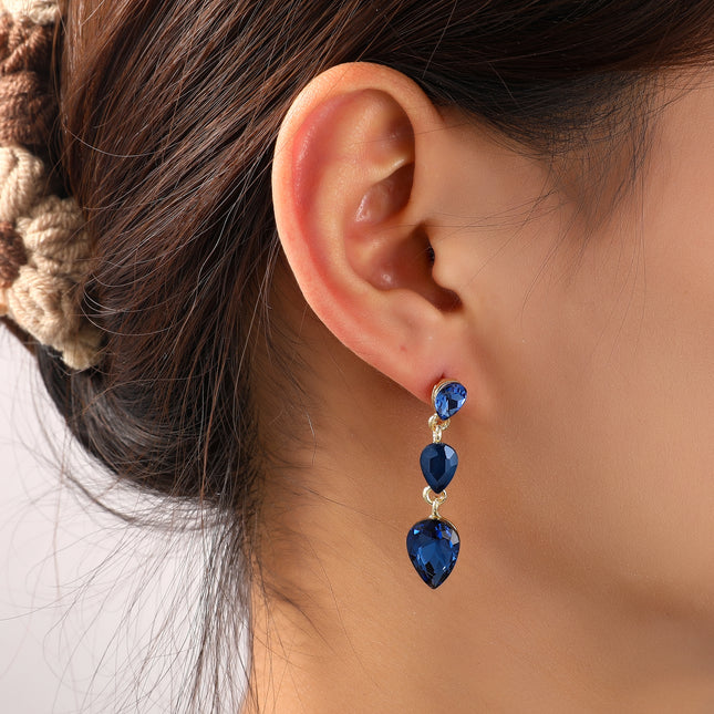 Day & Eve 3 Stone Dangles