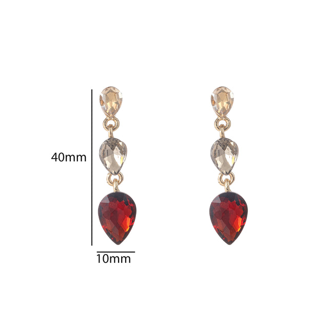 Day & Eve 3 Stone Dangles