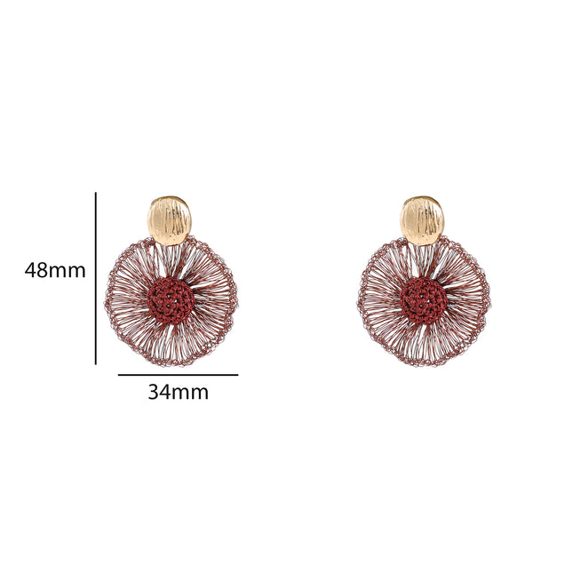 Day & Eve Silk Round Dangle