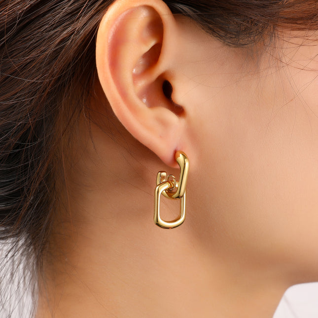 Day & Eve Open Square Hoops
