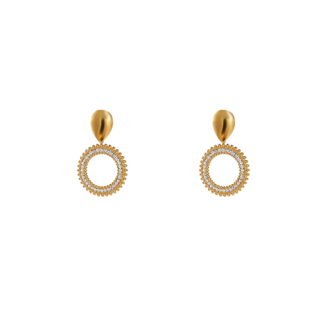 Day & Eve Shiny Round Dangles
