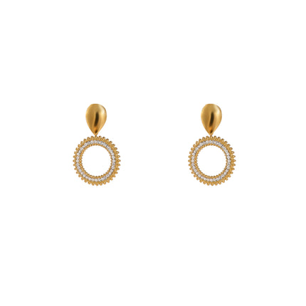 Day & Eve Shiny Round Dangles