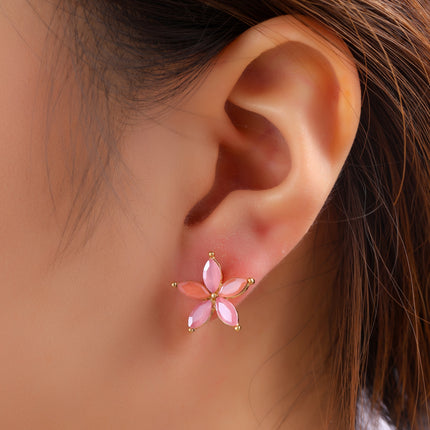 Day & Eve Small Flower Stud