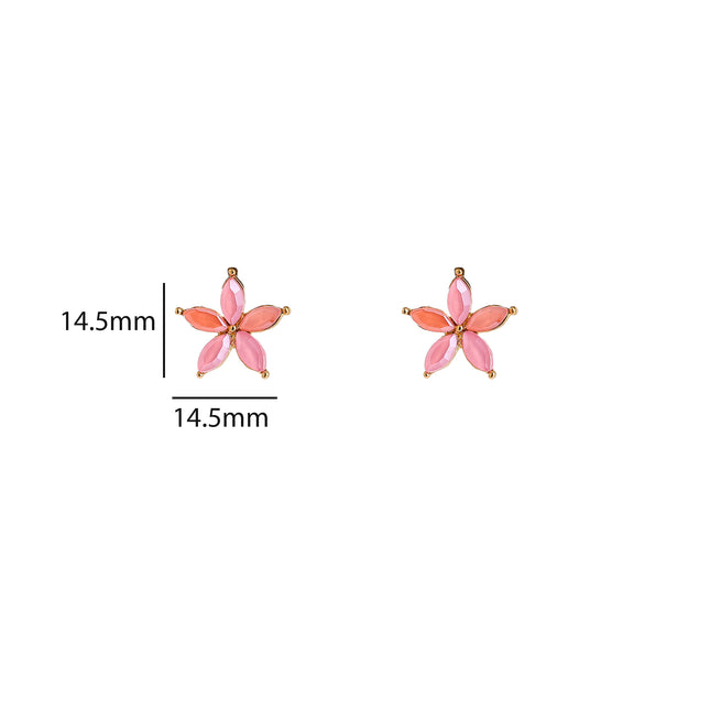 Day & Eve Small Flower Stud