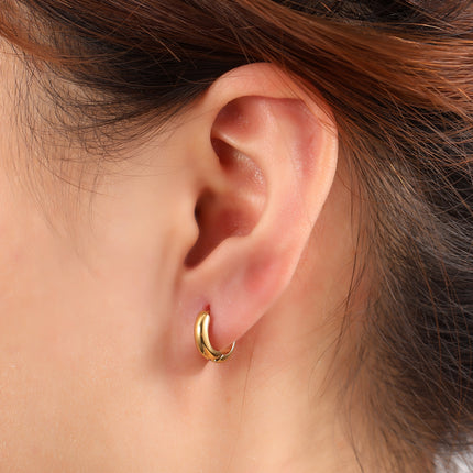 Day & Eve Essential Hoop 3x7 MM Goud (Stainless Steel)