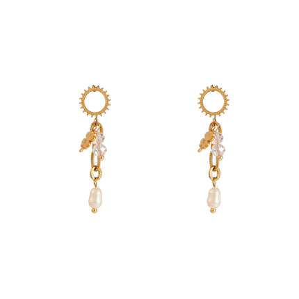 Day & Eve Stone Dangle Stud