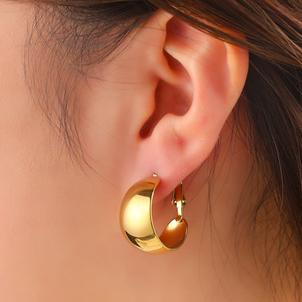 Day & Eve Bold Hoop Goud (Stainless Steel) .