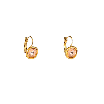 Day & Eve Small Square Stone Earring