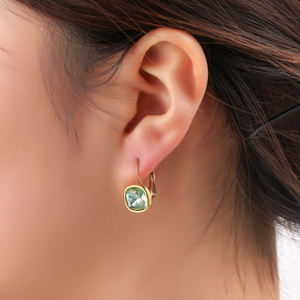 Day & Eve Small Square Stone Earring