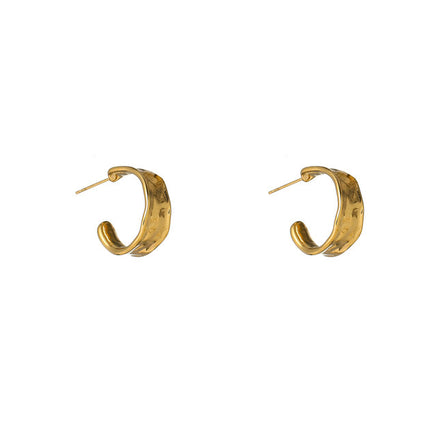 Day & Eve by Go Dutch Label Bold Hoop Guld (rustfrit stål)