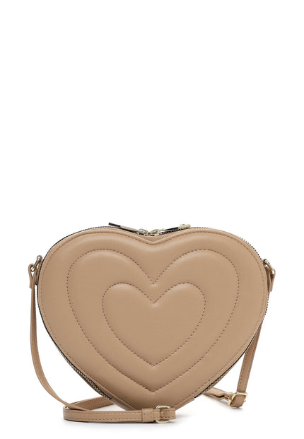Emily & Noah Julie Crossbodybag Heart Sand