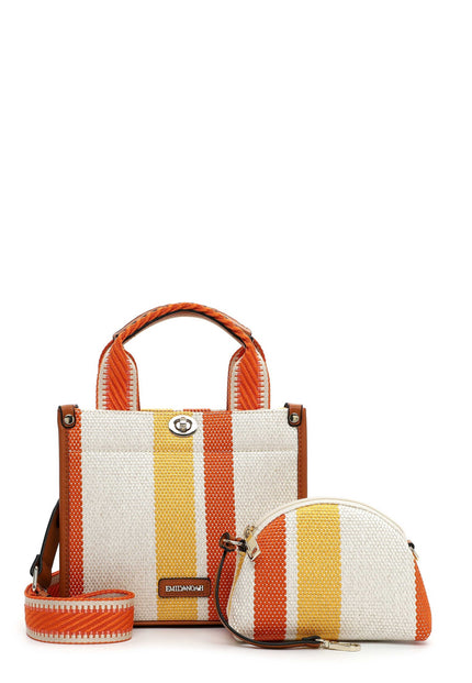 Emily & Noah Jasmin Cityshopper/Bag in Bag Small Orange