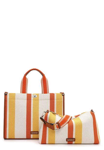 Emily & Noah Jasmin Cityshopper/Bag in Bag Big Orange