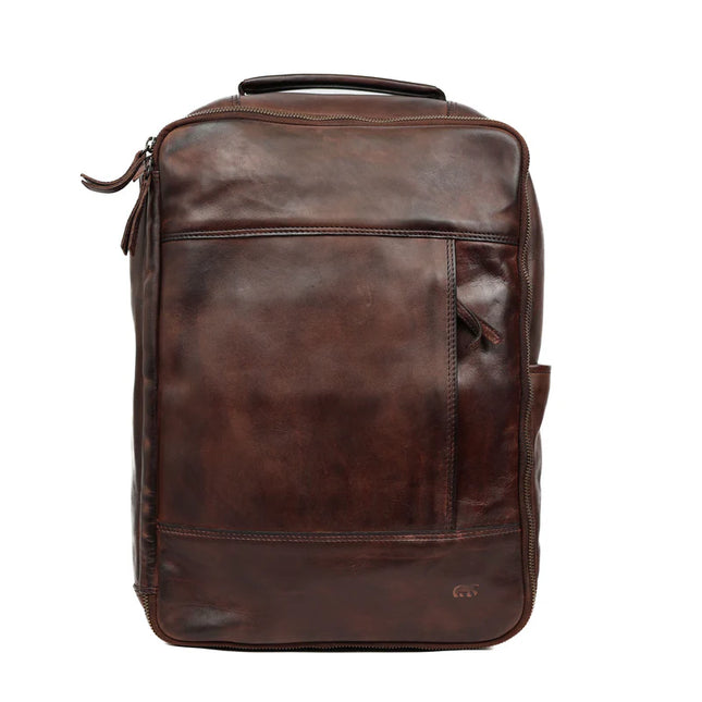 Bear Design Leren Cabin Laptop Rugzak Odin CL45375
