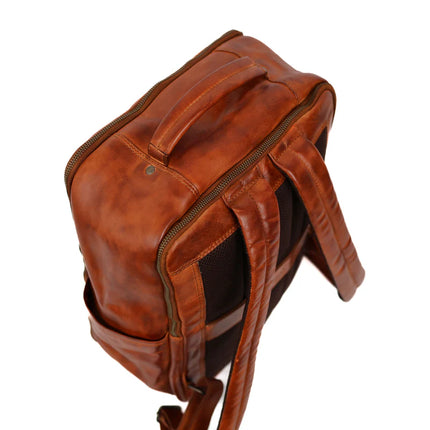 Bear Design Leren Cabin Laptop Rugzak Odin CL45375