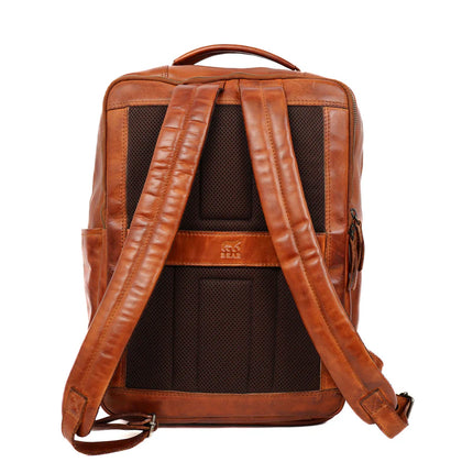Bear Design Leren Cabin Laptop Rugzak Odin CL45375
