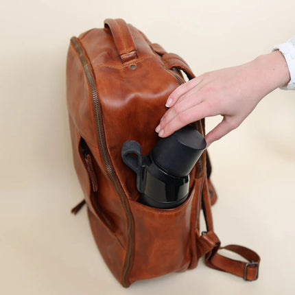 Bear Design Leren Cabin Laptop Rugzak Odin CL45375