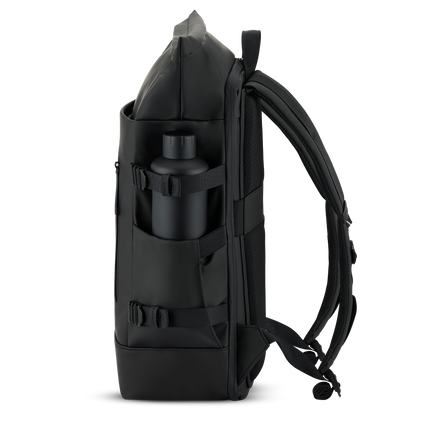 Kapten & Son Rugzak Helsinki Pro All Black 15.6 Inch
