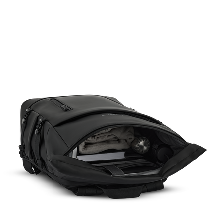 Kapten & Son Rugzak Helsinki Pro All Black 15.6 Inch