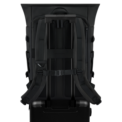 Kapten & Son Rugzak Helsinki Pro All Black 15.6 Inch