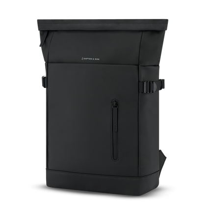 Kapten & Son Rugzak Helsinki All Black 15.6 Inch