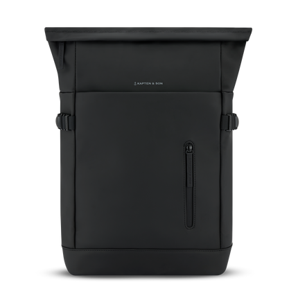 Kapten & Son Rugzak Helsinki All Black 15.6 Inch