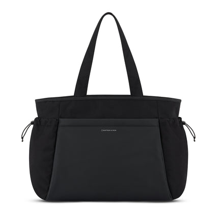 Kapten & Son Hellvi Shopper All Black 14 Inch