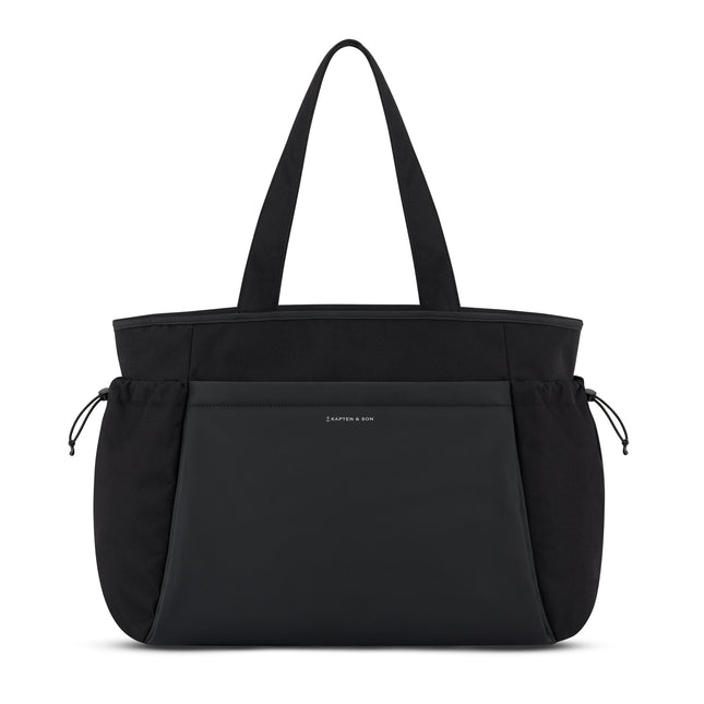 Kapten & Son Hellvi Shopper All Black 14 Inch