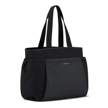 Kapten & Son Hellvi Shopper All Black 14 Inch