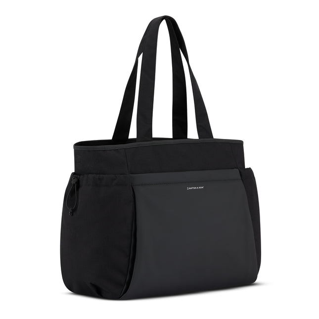 Kapten & Son Hellvi Shopper All Black 14 Inch