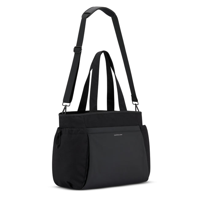 Kapten & Son Hellvi Shopper All Black 14 Inch