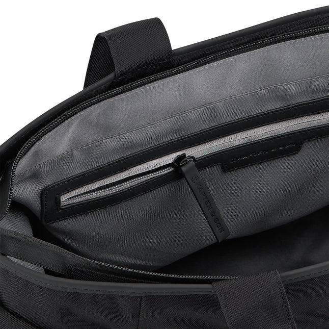 Kapten & Son Hellvi Shopper All Black 14 Inch