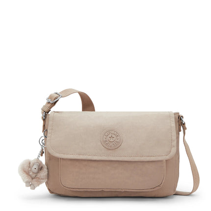 Bolsa a tiracolo Kipling Dalma Tan bege
