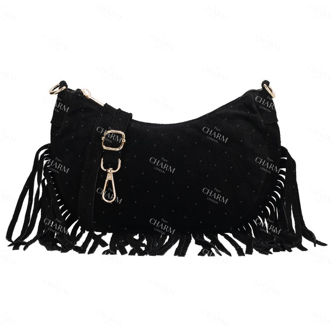 Charm London Elisa Hobo Fringe Bag