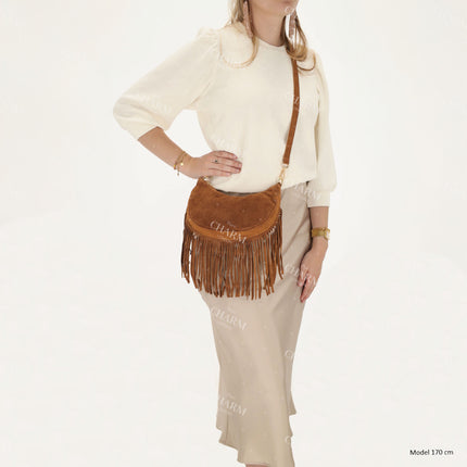 Charm London Elisa Hobo Fringe Bag
