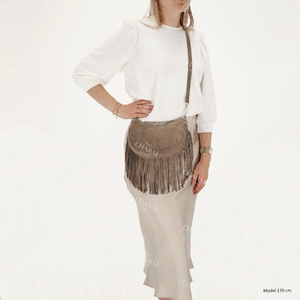 Charm London Elisa Hobo Fringe Bag