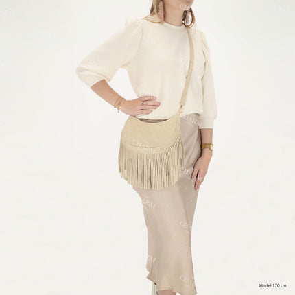 Charm London Elisa Hobo Fringe Bag