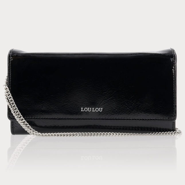 LouLou Essentiels Clutch Axelväska Anaïs Glace Black Silver