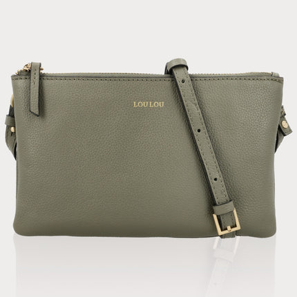 LouLou Essentiels Crossbody Camille Sage Gold