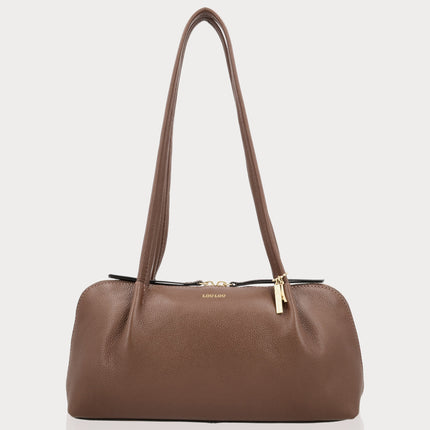 LouLou Essentiels Axelväska Elo Milk Chocolat Gold