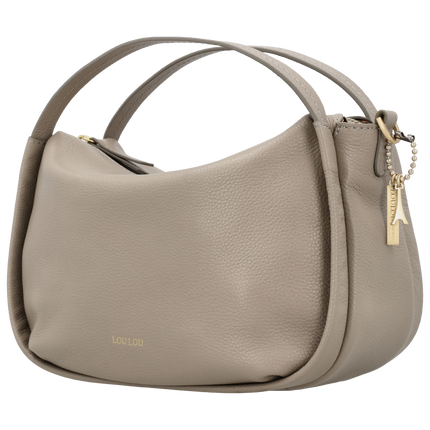 LouLou Essentiels Schoudertas Lou Medium G. Soft Sepia