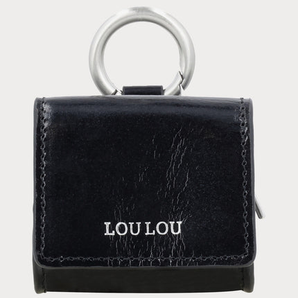LouLou Essentiels Mini Mini Bag liten väska med klämma Glace Black Silver