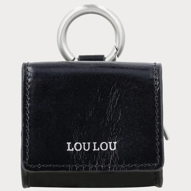 LouLou Essentiels Mini Mini Bag liten väska med klämma Glace Black Silver