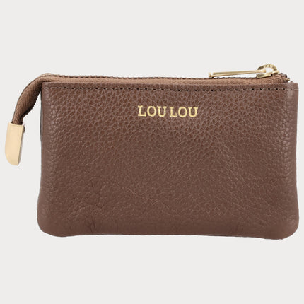LouLou Essentiels Petite Camille kortholder Milk Chocolat Gold