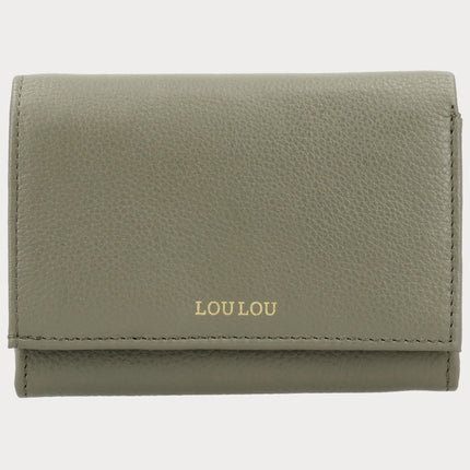 LouLou Essentiels Peněženka Petite Fleur Šalvějově zlatá
